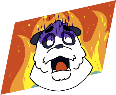 We're cooked sticker