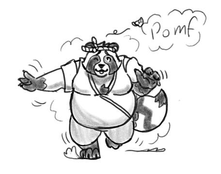 Hachi stumble
